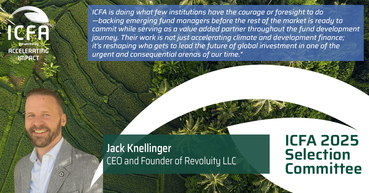Jack Knellinger – Member of the ICFA Selection Committee 2025